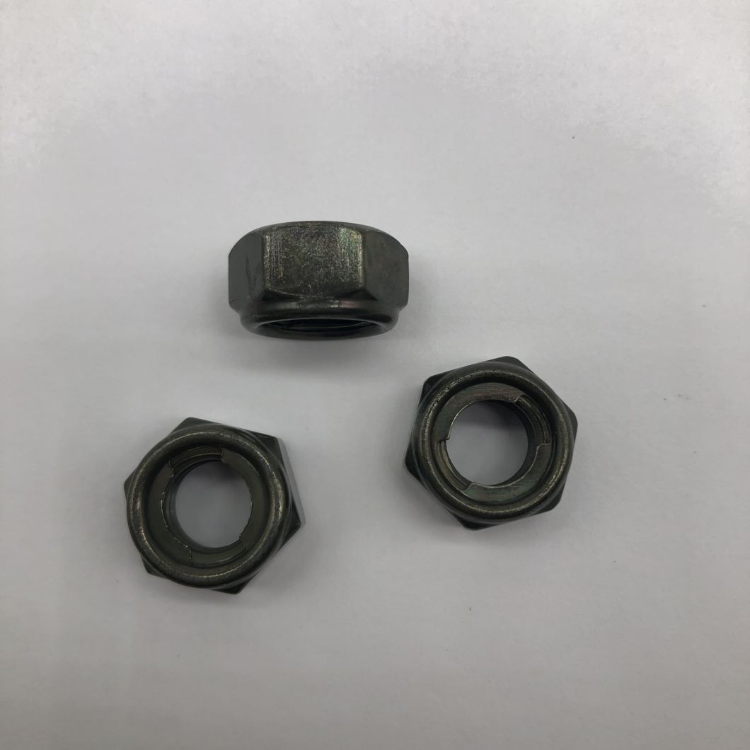 Tuerca de bloqueo de inserción de metal DIN980 M10 Cl8
