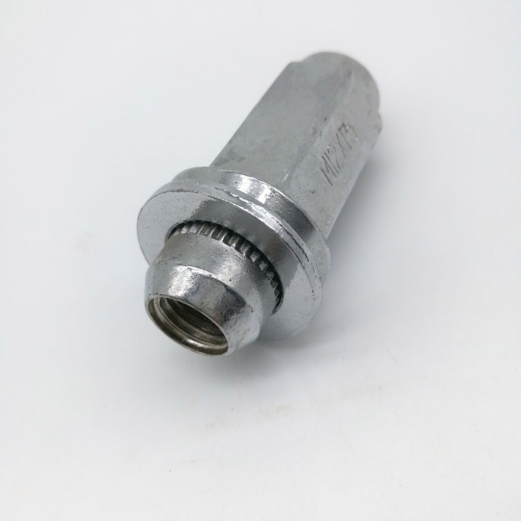 Tuerca de cubo de rueda cromada M12X15