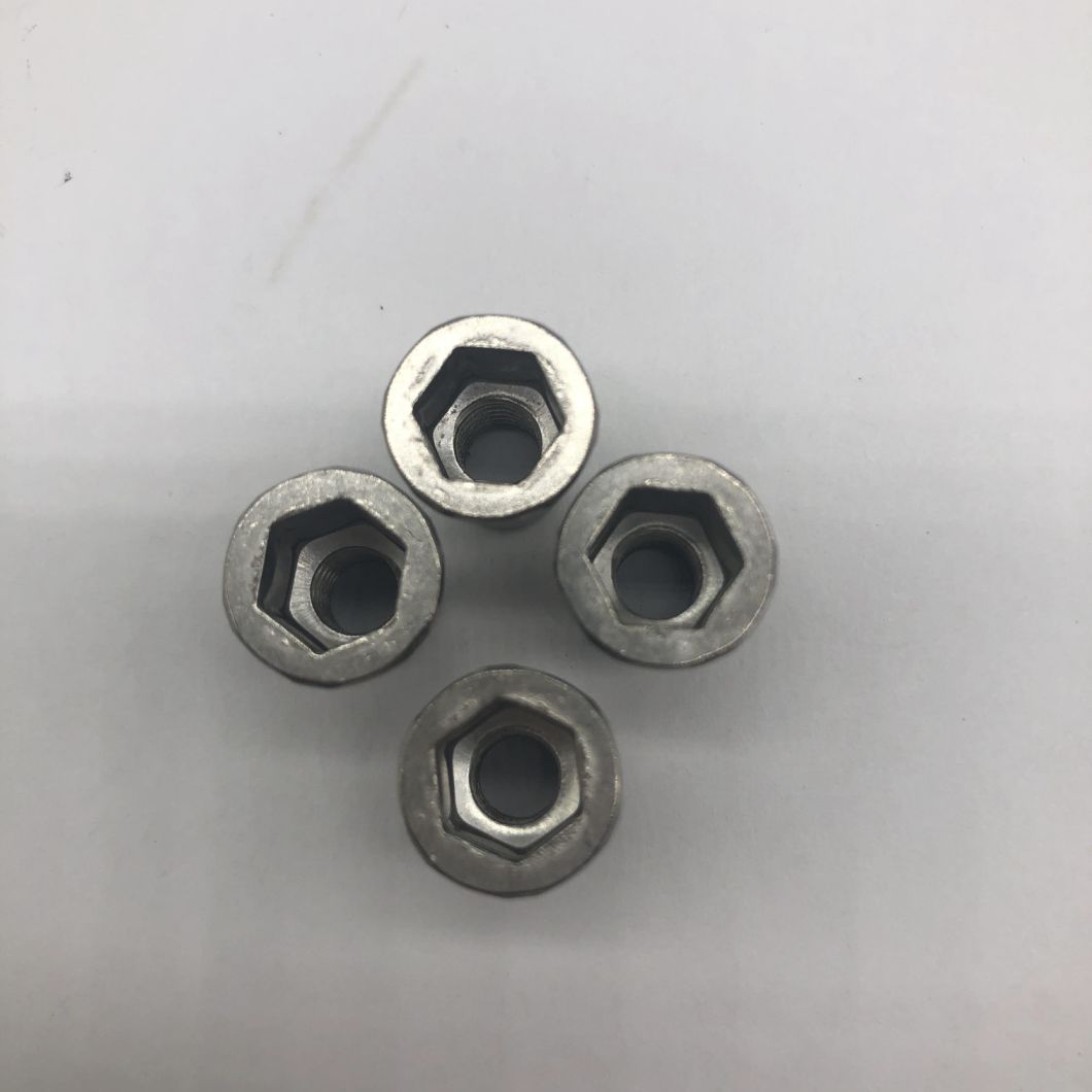 Tuerca remachadora M6 SS304 Medio hex. Hex. externo Hex. interno