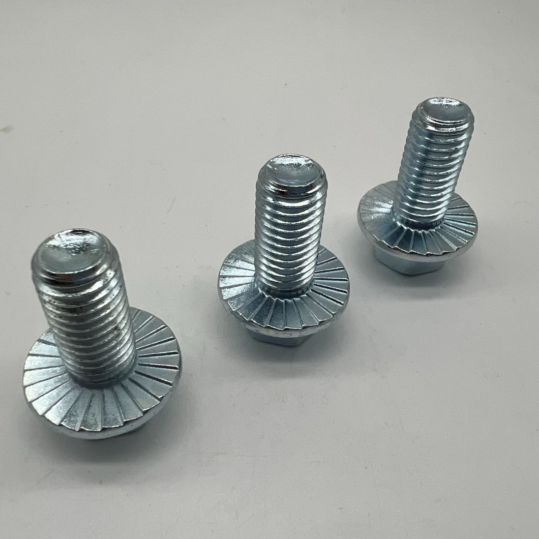 DIN6921 M12X25 Perno hexagonal Perno de brida Cl8.8 Zp