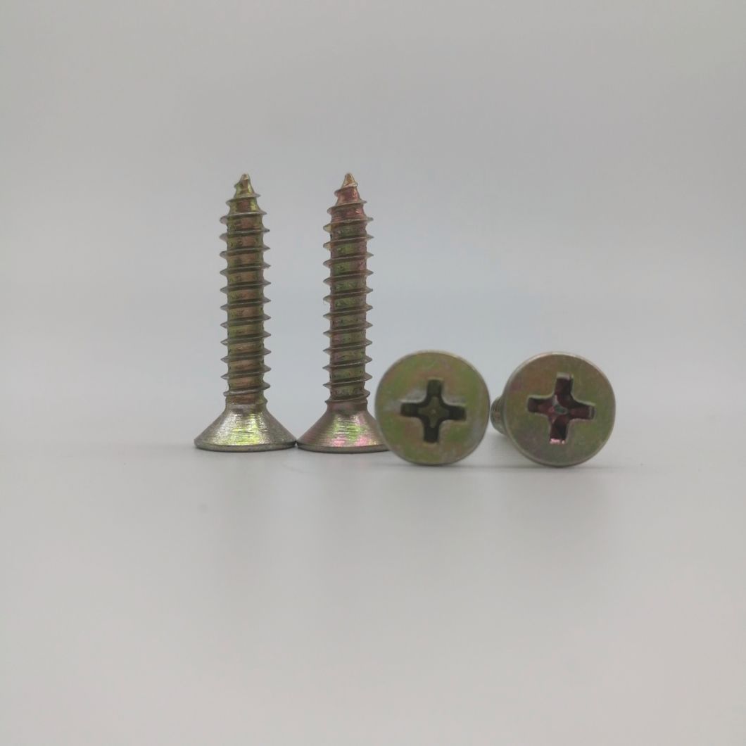 Tornillos autorroscantes para madera Slef con cabeza avellanada Phillip