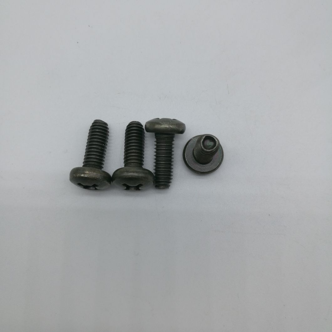 Tornillo de cabeza plana Tornillo para metales Zinc verde