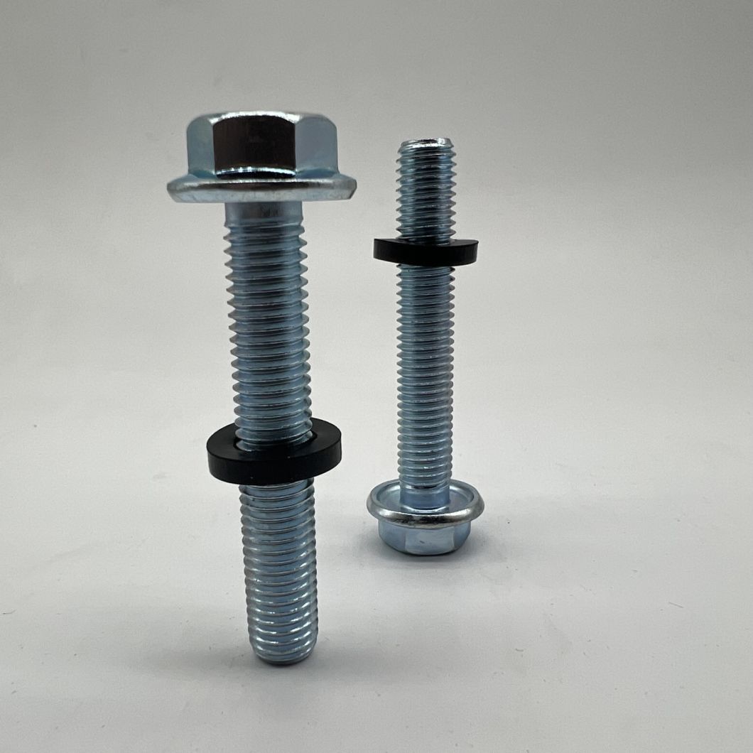 Perno de brida hexagonal DIN6921 Perno M10X60 para silos
