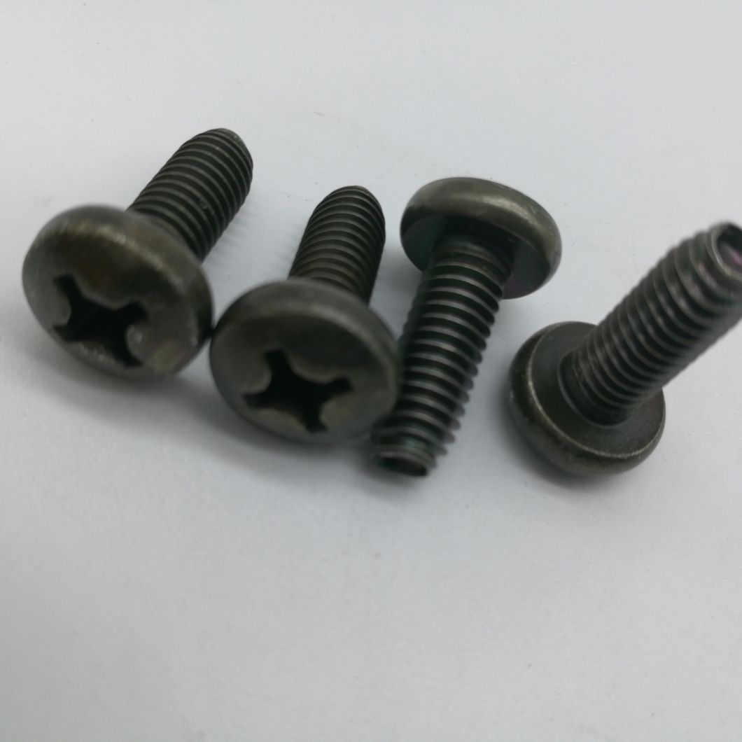 Tornillo de cabeza plana Tornillo para metales Zinc verde