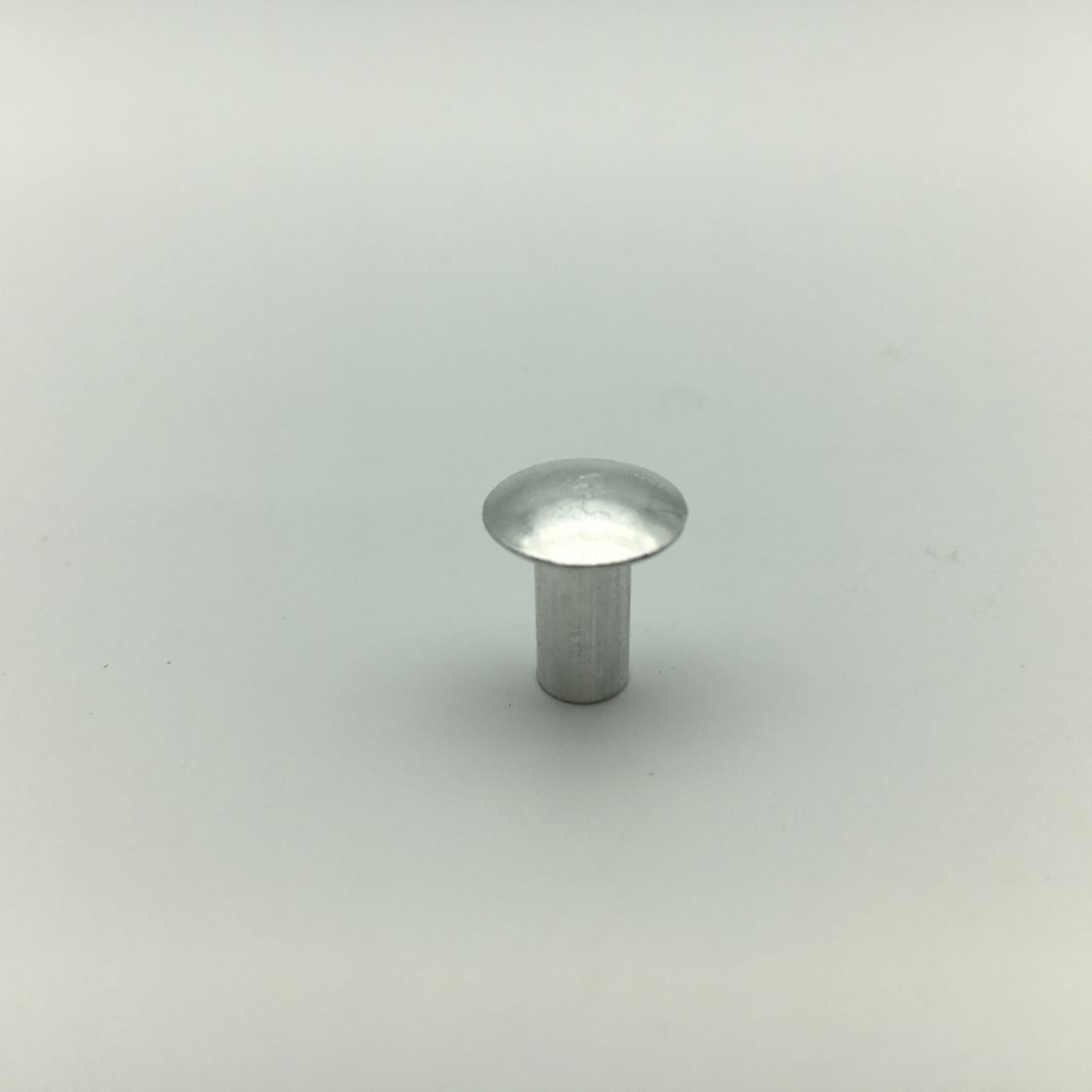 Aluminio sólido del remache de la cabeza de seta DIN674