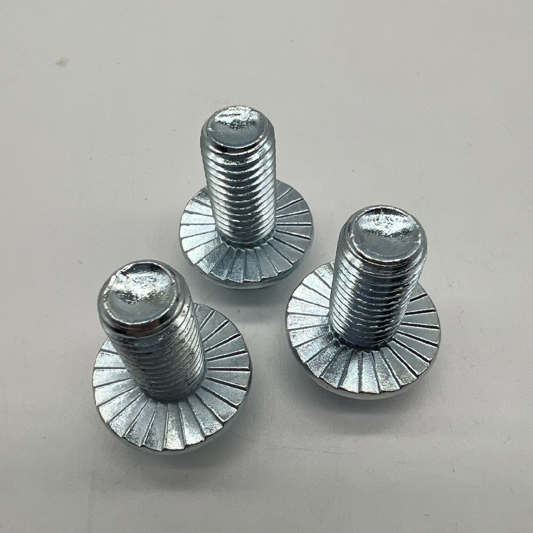 DIN6921 M12X25 Perno hexagonal Perno de brida Cl8.8 Zp