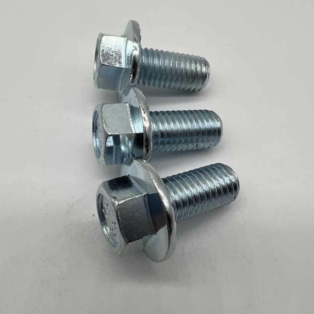 DIN6921 M12X25 Perno hexagonal Perno de brida Cl8.8 Zp