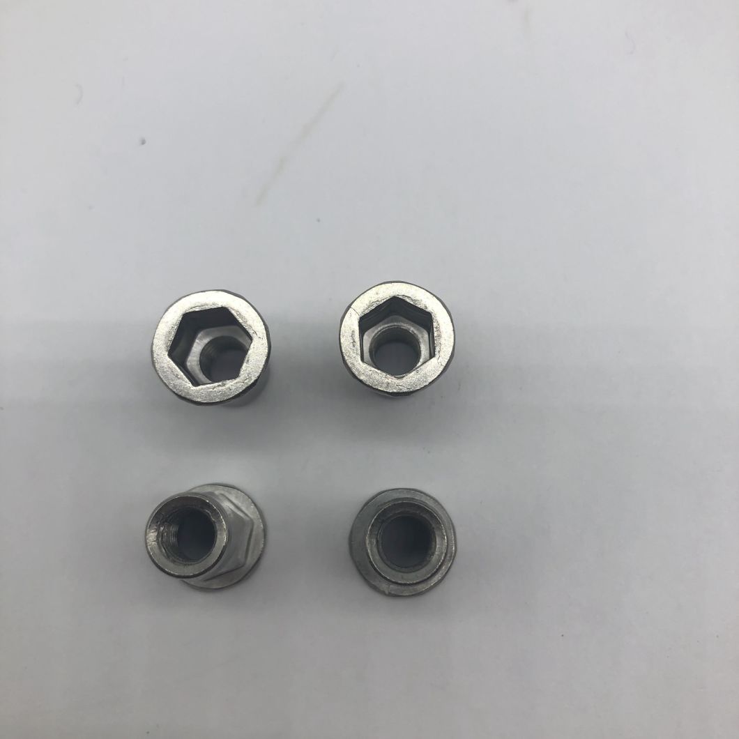 Tuerca remachadora M6 SS304 Medio hex. Hex. externo Hex. interno
