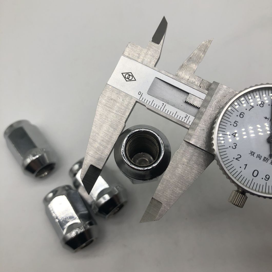 Llave inglesa M12X1,5, 19mm de altura, 35mm, tuerca de rueda cromada